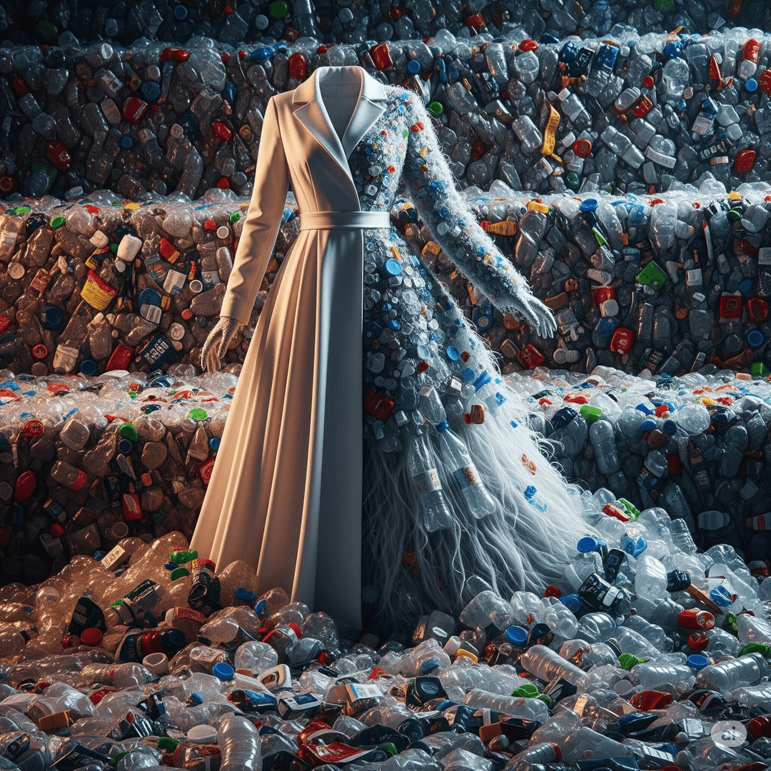 Prendas de ropa hechas a partir de botellas de plástico