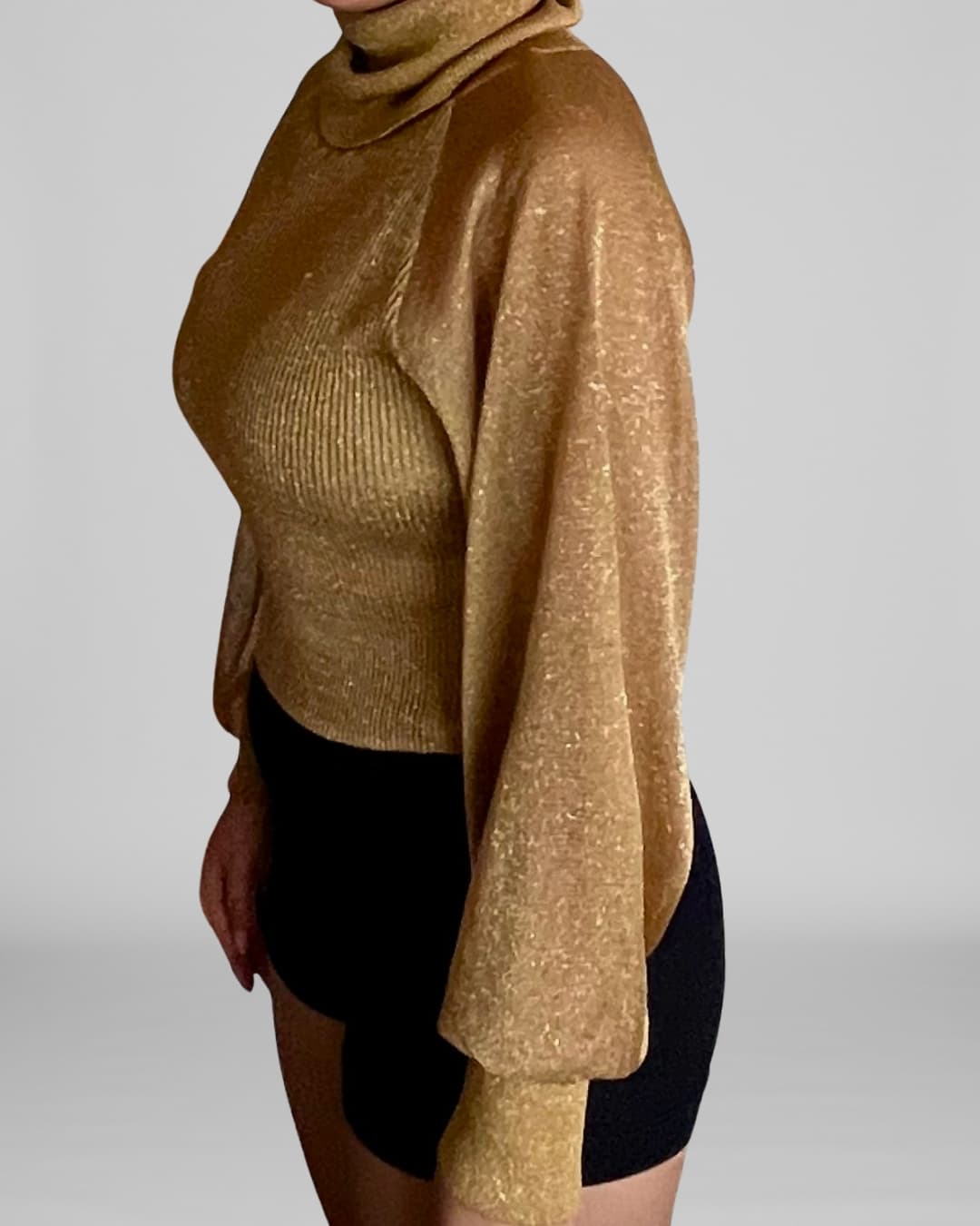 Suéter Mango elegante con mangas globo