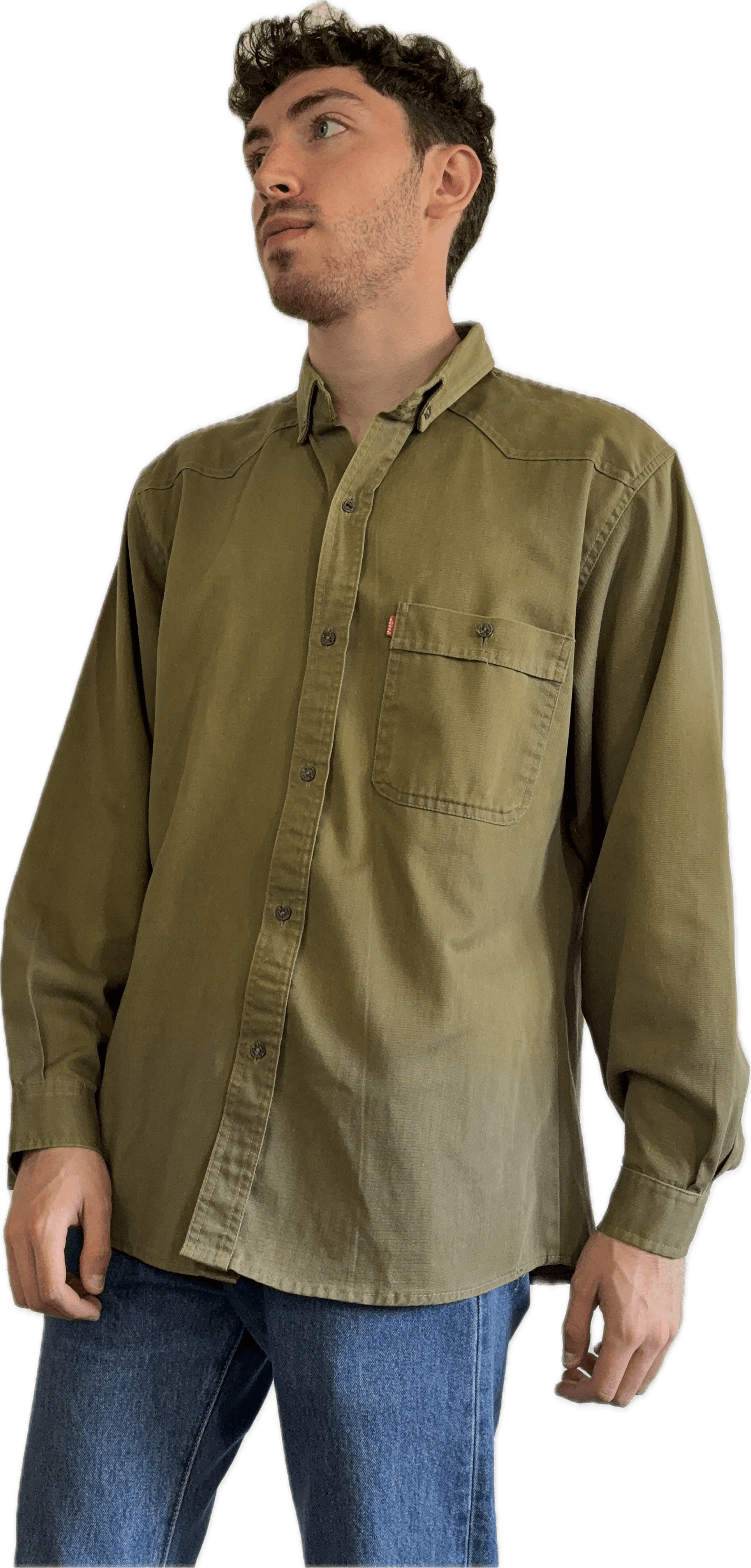 Sobrecamisa verde oliva Levi’s