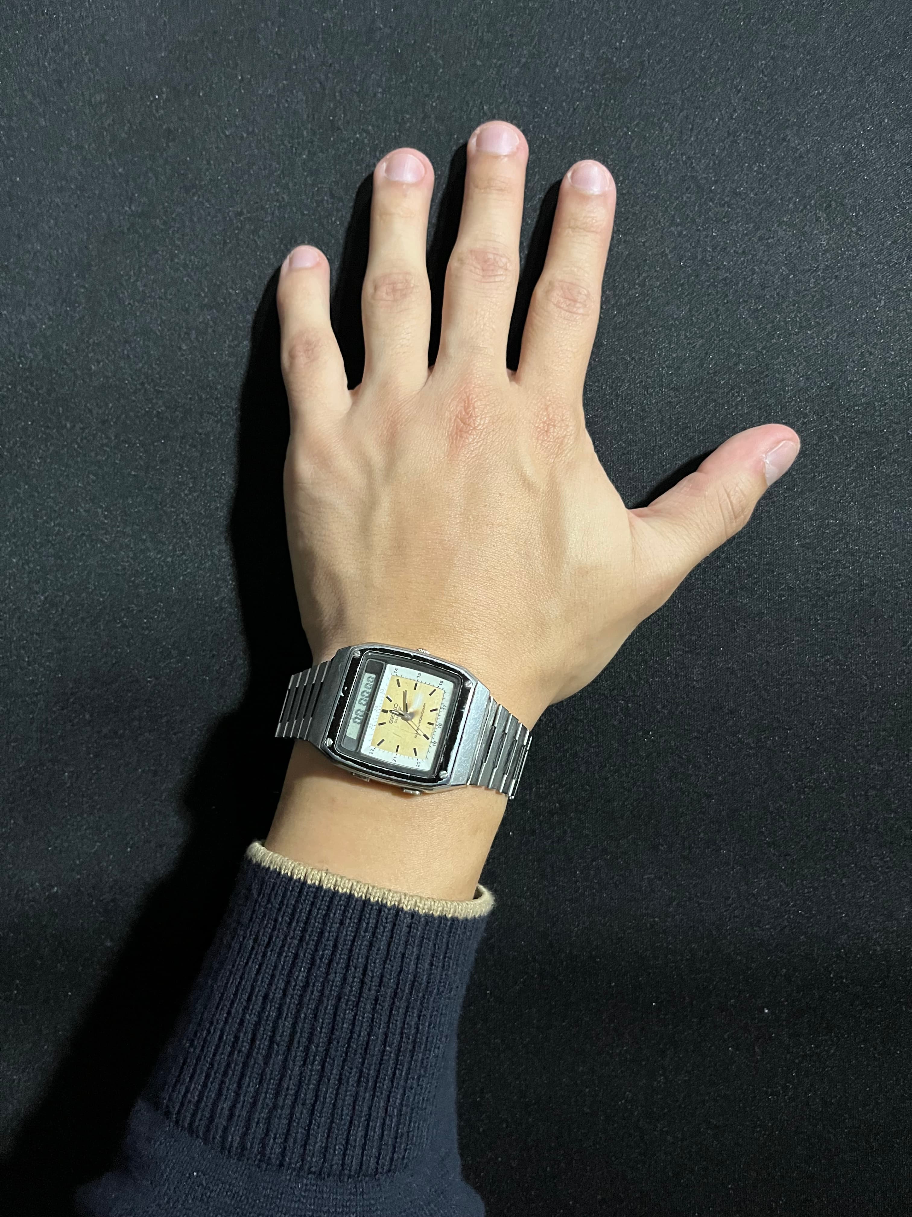 Reloj Seiko Original Alarma-Cronógrafo 1981, H357 5040