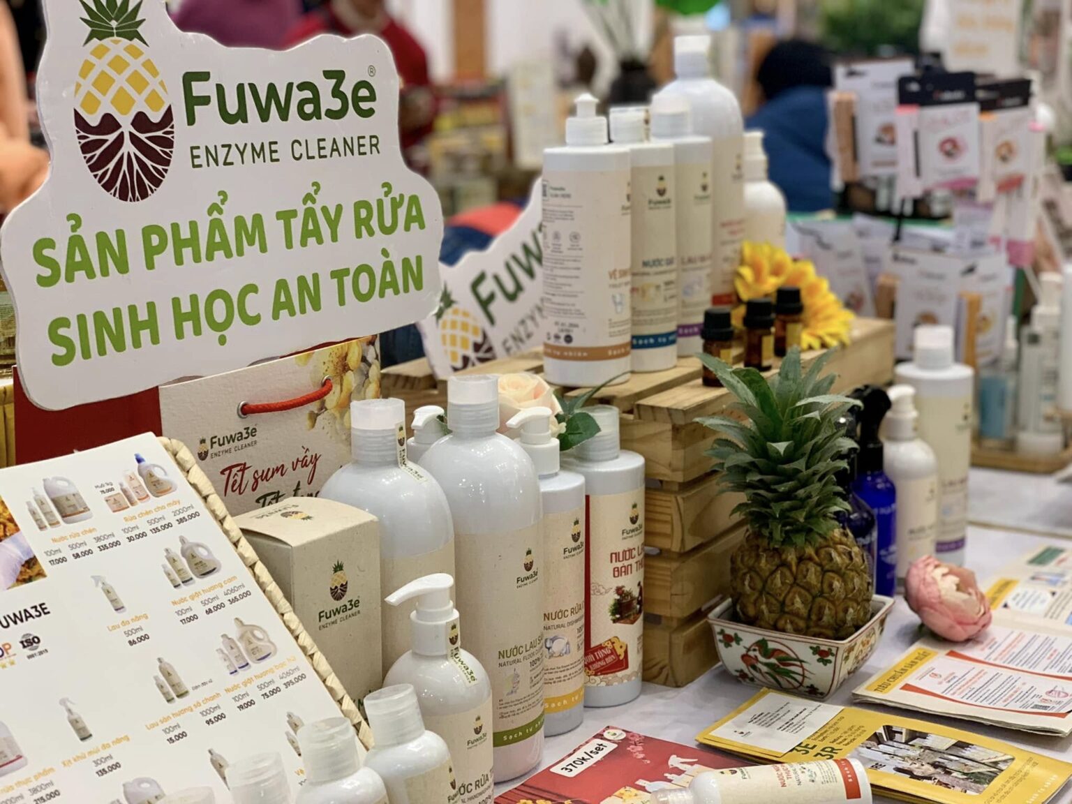 Limpiadores enzimáticos Fuwa hechos de cáscaras de piña